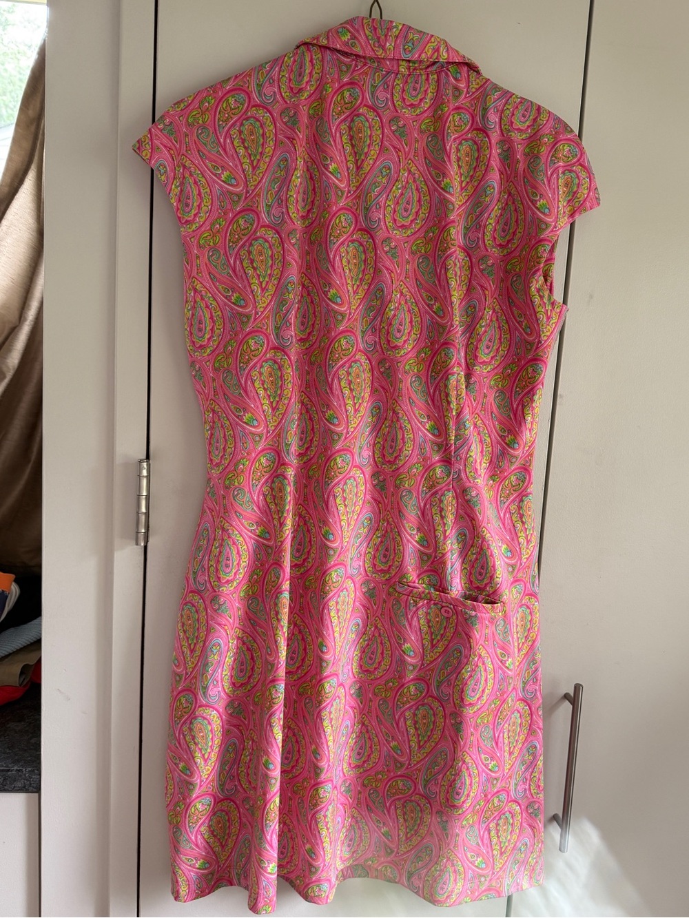 EP Pro Paisley Mandarin-Inspired Golf Dress w/ Attachable Shorts, M, MSRP $129 - Picture 8 of 16